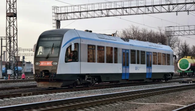 ДП1-001. Беларусь, Гомельская область, станция Гомель (нечётная сортировочная система). Автор: Oleg-BY. Дата: 6 марта 2017 г.