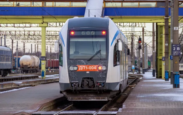 ДП1-004. Беларусь, Могилёвская область, станция Осиповичи-I. Автор: belarsoul. Дата: 12 марта 2023 г.