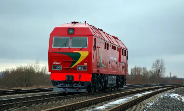 ТЭП70БС-005. Россия, Калининградская область, станция Нестеров. Автор: Leha. Дата: 20 марта 2011 г.