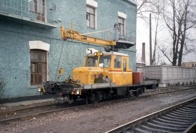 АГМс-1000. Россия, Санкт-Петербург, станция Санкт-Петербург-Товарный-Балтийский. Автор: Northern Spirit. Дата: Март 2000 г.