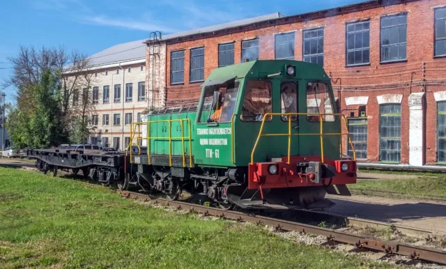 ТГМ61-0001. Россия, Калужская область, подъездной путь от станции Калуга-I. Автор: Козлов Антон. Дата: 31 июля 2019 г.
