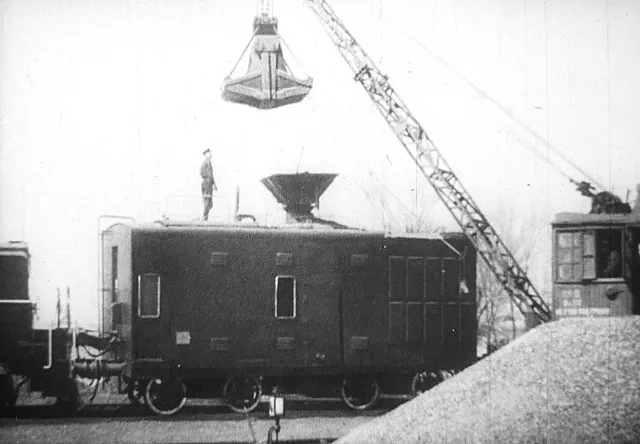 Секция ТЭ1Г (экировка твёрдым топливом). Автор: работники ЦНИИ. Дата: 1950-е гг.