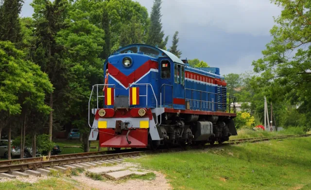 ТЭМ2М-025. Россия, Севастополь, перегон Золотая Балка — Кадыковка. Автор: Андрей Южный. Дата: 10 июня 2023 г.