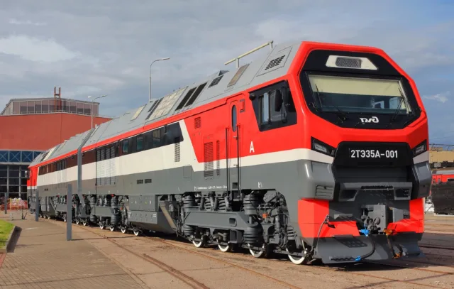 2ТЭ35А-001. Россия, Санкт-Петербург, Музей железных дорог России. Автор: ВСЁПРОПАЛО. Дата: 19 августа 2025 г.