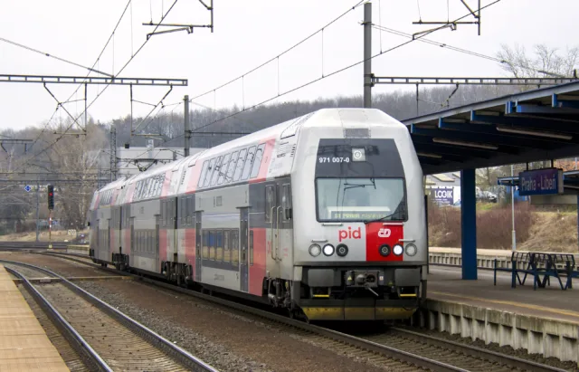 471 007. Чехия, Прага, станция Прага-Либень. Автор: slesarppr. Дата: 5 марта 2024 г.