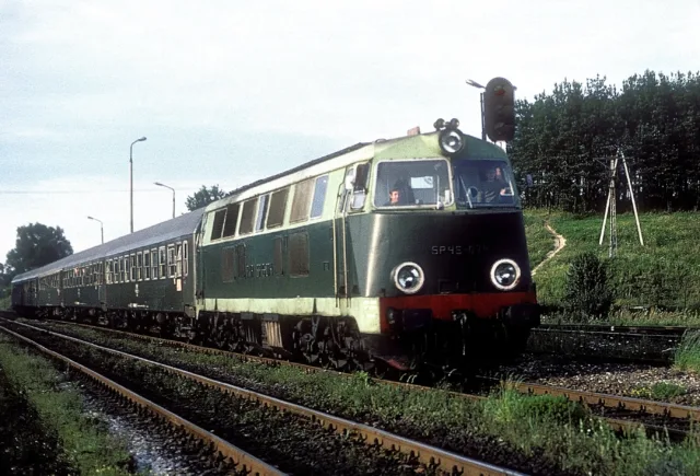 SP45-074. Польша, Olstin Zach. Автор: Bahnbilder von W. + H. Brutzer. Дата: 13 августа 1984 г.