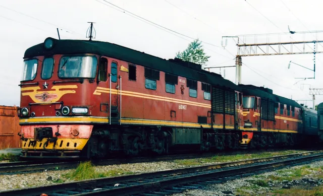 2ТЭП60-0070. Россия, Карелия, станция Идель. Прислал: Ваня 543. Дата: 12 сентября 1998 г.