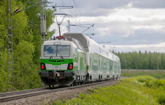 Sr3-3304. Финляндия, Южная Карелия, перегон Кесялахти — Париккала. Автор: Bremze. Дата: 7 июня 2023 г.