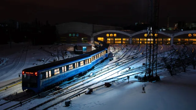81-7036. Украина, Харьков, депо ТЧ-2 Салтівське. Автор: de_dmitriy. Дата: 2022 г.